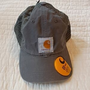 Carhartt Charcoal and Black Mesh Cap Nwt